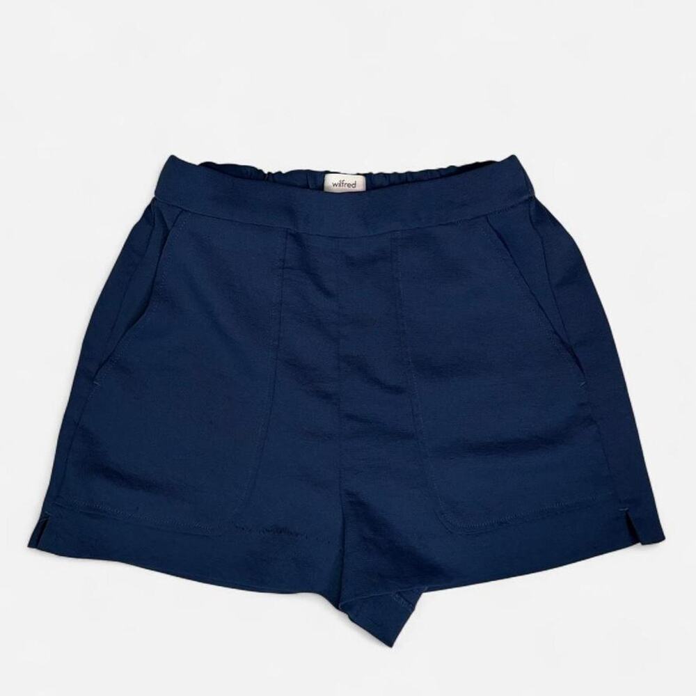 Aritzia Wilfred Navy Blue Shorts - Size S